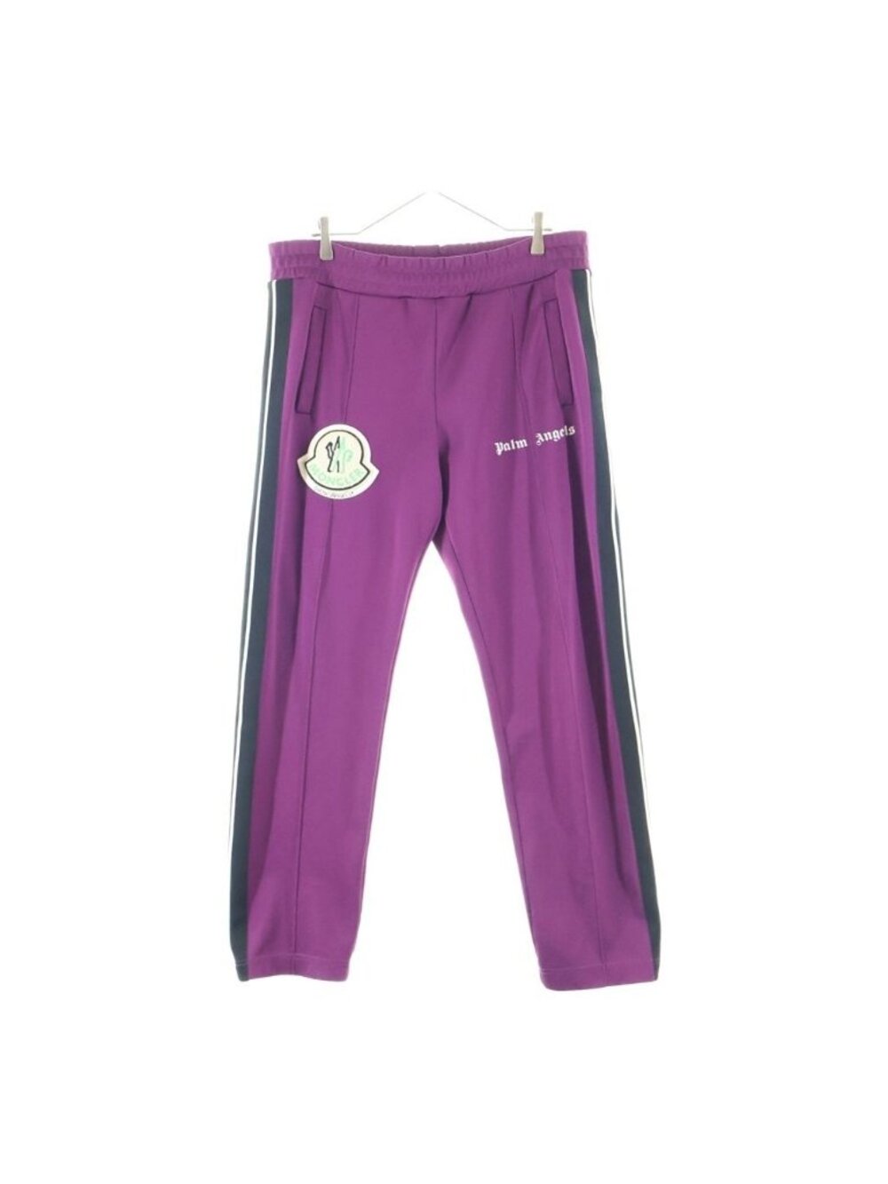 Moncler Palm Angels Pantalone Side Line Track Pants Purple